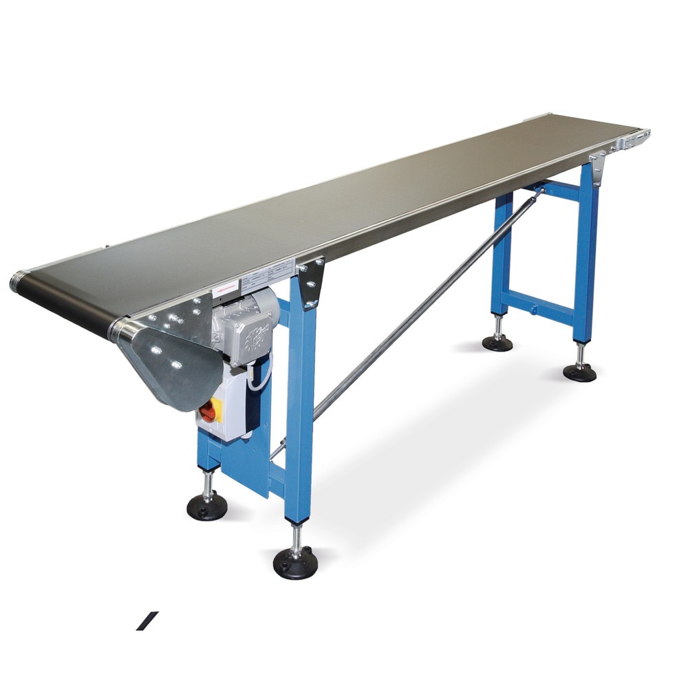 Illustration du produit: Convoyeur à bande 15 kg/m max., largeur de bande 100 mm, longueur 1 m