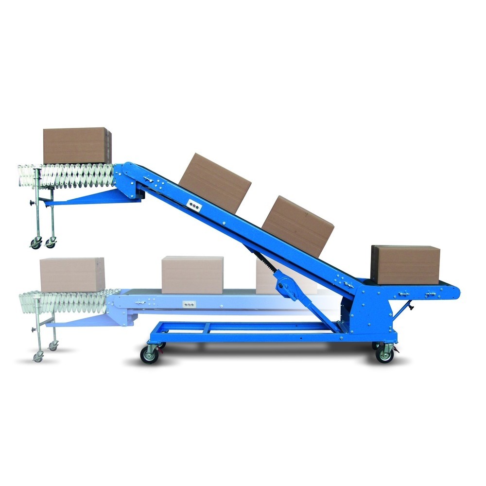 N° de l'image du produit 1 : Convoyeur à bande pour chargement et déchargement, type BE, longueur horizontale 4,4 m, largeur de bande 400 mm