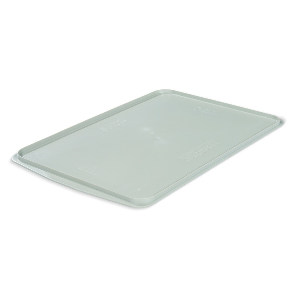 Illustration du produit: Couvercle de protection pour bacs empilables, sans risque pour les aliments, pour volume 23 litres, naturel