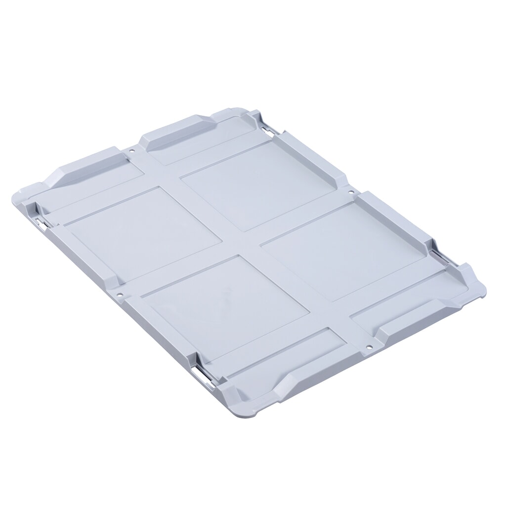 Couvercle de protection, sans fermetures pour bac empilable format Europe, pour lxP 400 x 300 mm Illustration du produit: Couvercle de protection, sans fermetures pour bac empilable format Europe, pour lxP 400 x 300 mm
