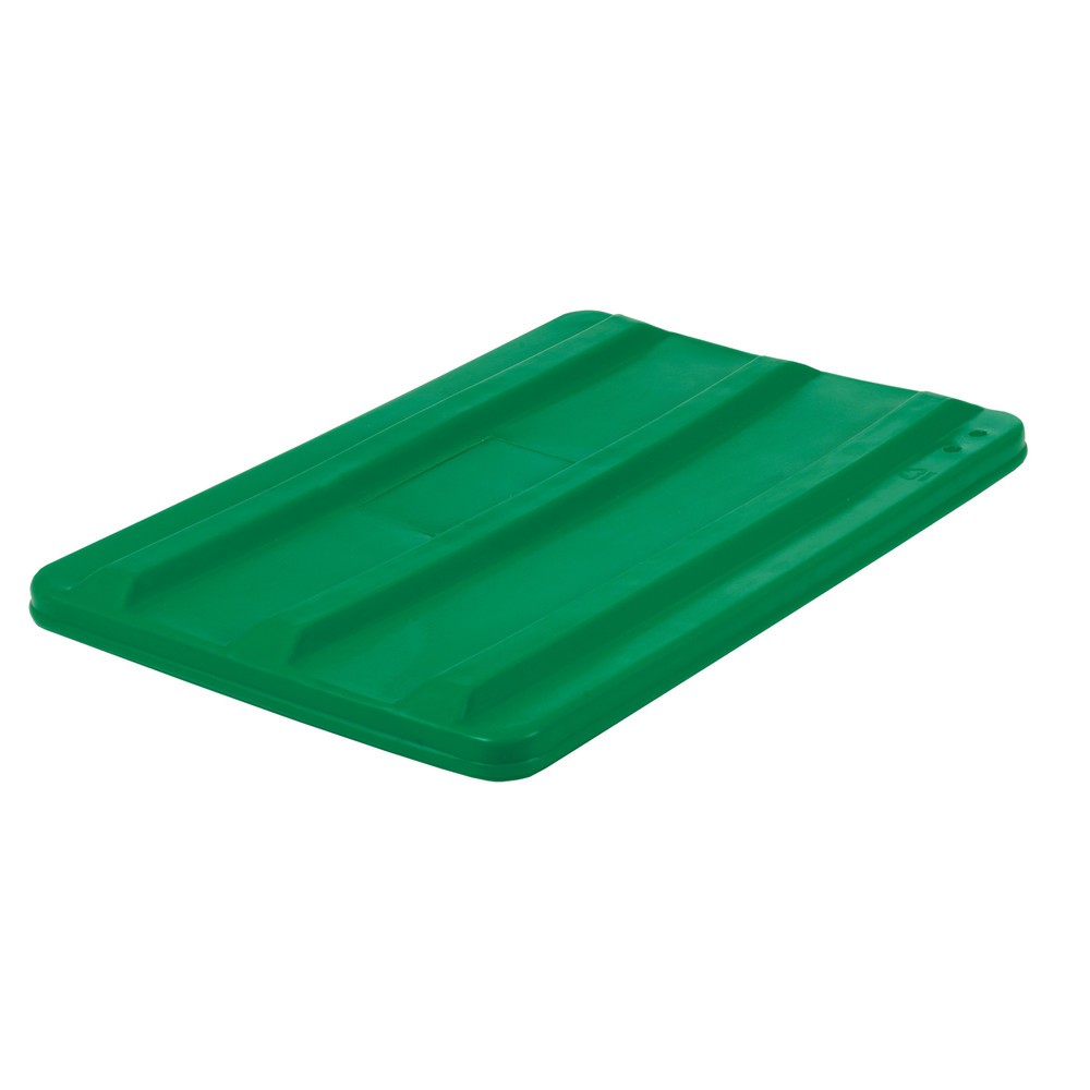 Illustration du produit: Couvercle pour conteneur à roulettes, H x l x P 40 x 680 x 450 mm, vert