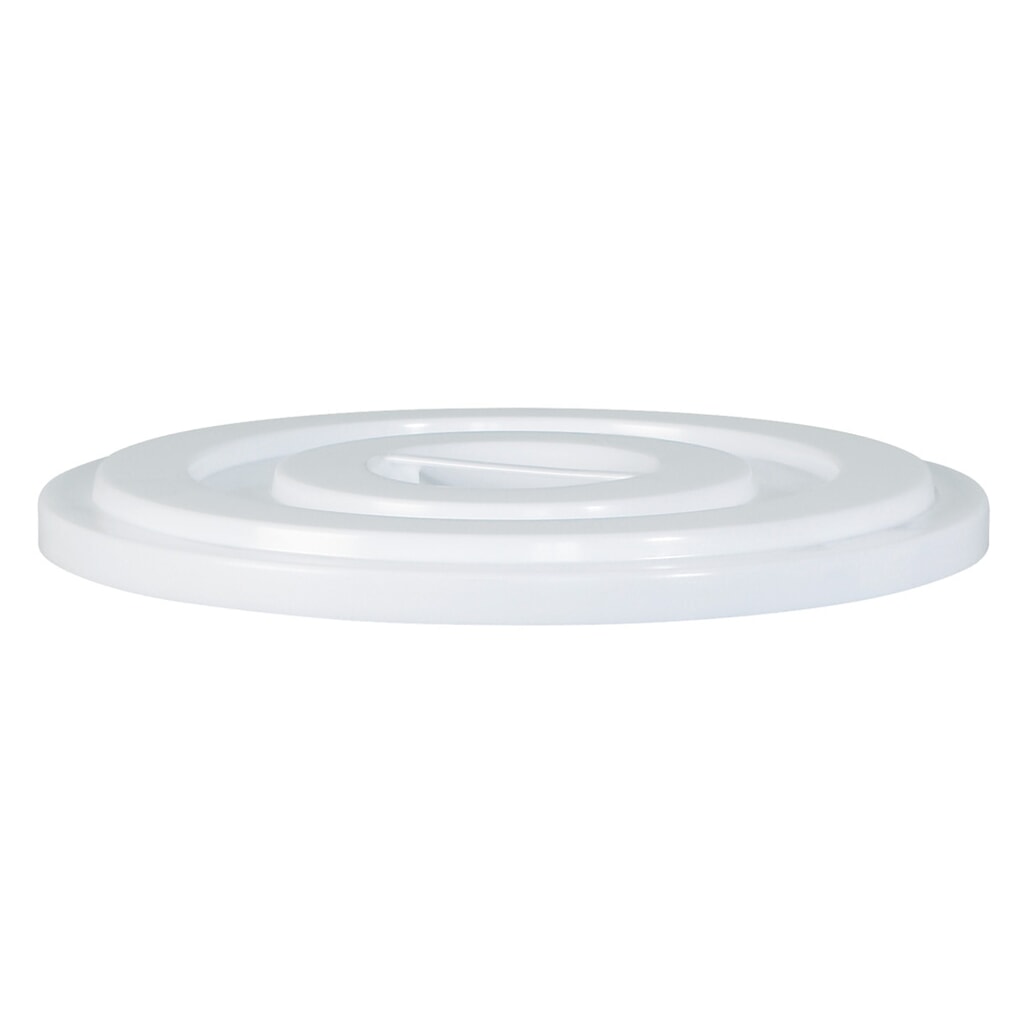 Couvercle pour poubelle ronde 100 litres, blanc Illustration du produit: Couvercle pour poubelle ronde 100 litres, blanc
