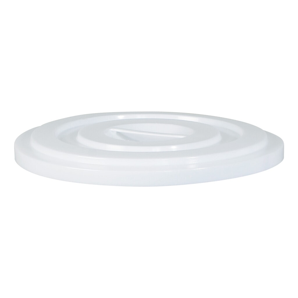 Couvercle pour poubelle ronde 75 litres, blanc Illustration du produit: Couvercle pour poubelle ronde 75 litres, blanc