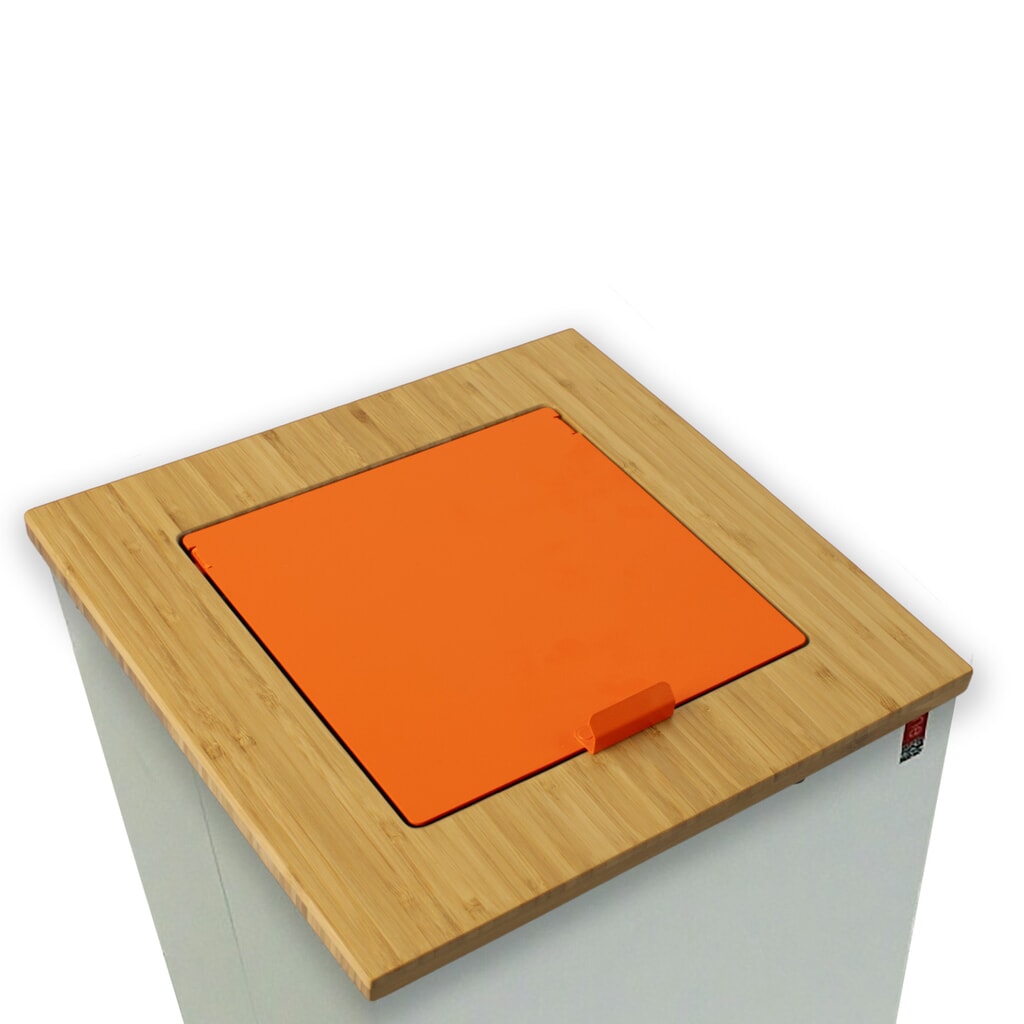 Couvercle pour poubelles Paxa Large LUNE, orange Illustration du produit: Couvercle pour poubelles Paxa Large LUNE, orange