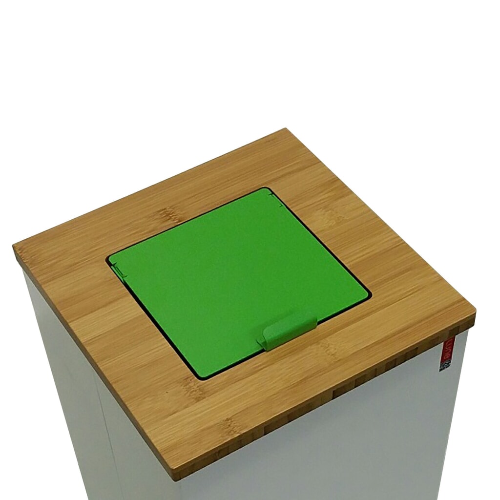 Couvercle pour poubelles Paxa Medium LUNE, vert Illustration du produit: Couvercle pour poubelles Paxa Medium LUNE, vert