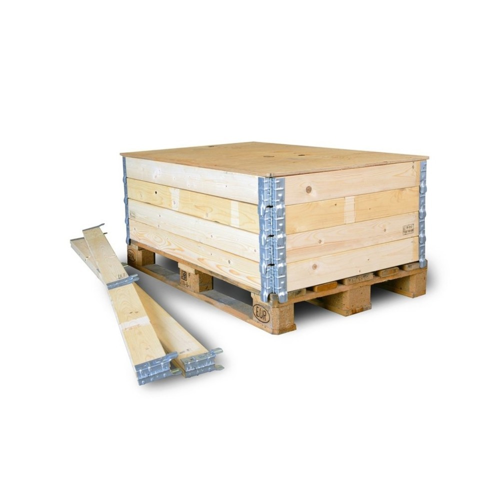 Illustration du produit: Couvercle pour rehausse en bois, dimensions 1/2, L x l x h 800 x 600 x 8 mm