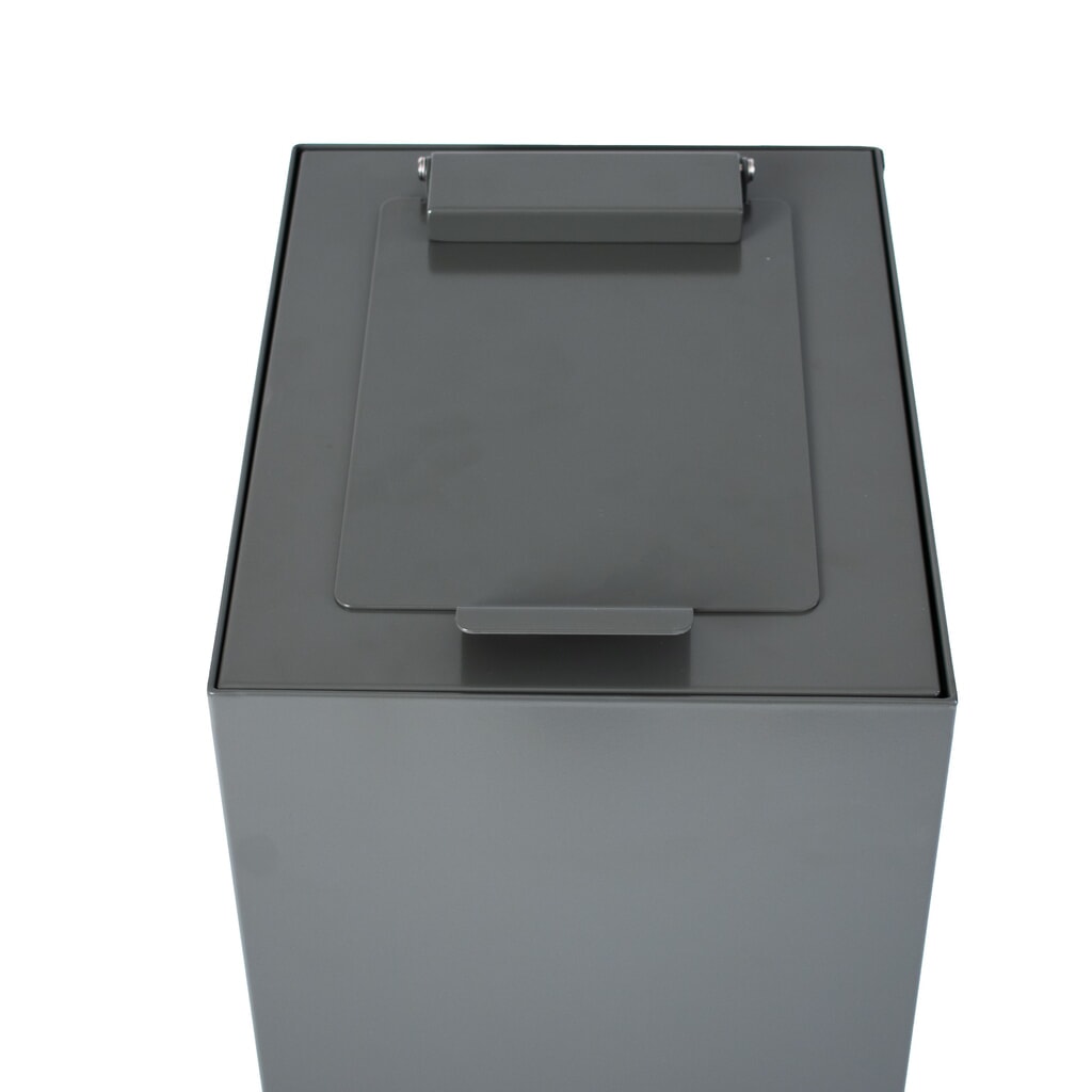 Couvercle rabattable pour dispositif modulaire de tri des déchets, gris foncé N° de l'image du produit 2 : Couvercle rabattable pour dispositif modulaire de tri des déchets, gris foncé