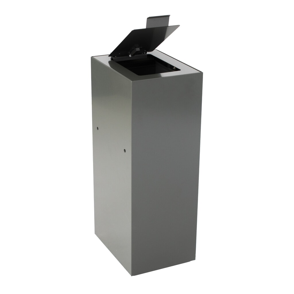 N° de l'image du produit 7 : Couvercle rabattable pour dispositif modulaire de tri des déchets, gris foncé