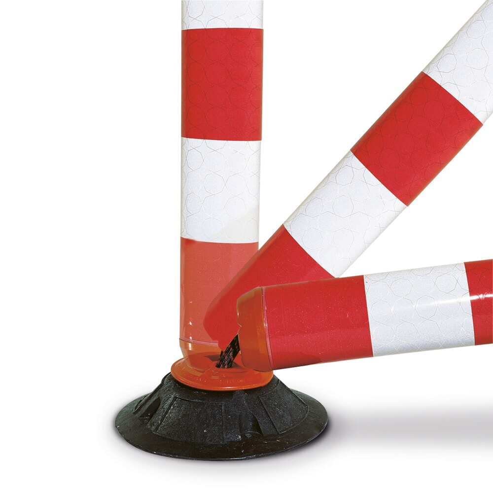 N° de l'image du produit 2 : Cylindre de signalisation FlexPin, rouge/blanc, 760 mm