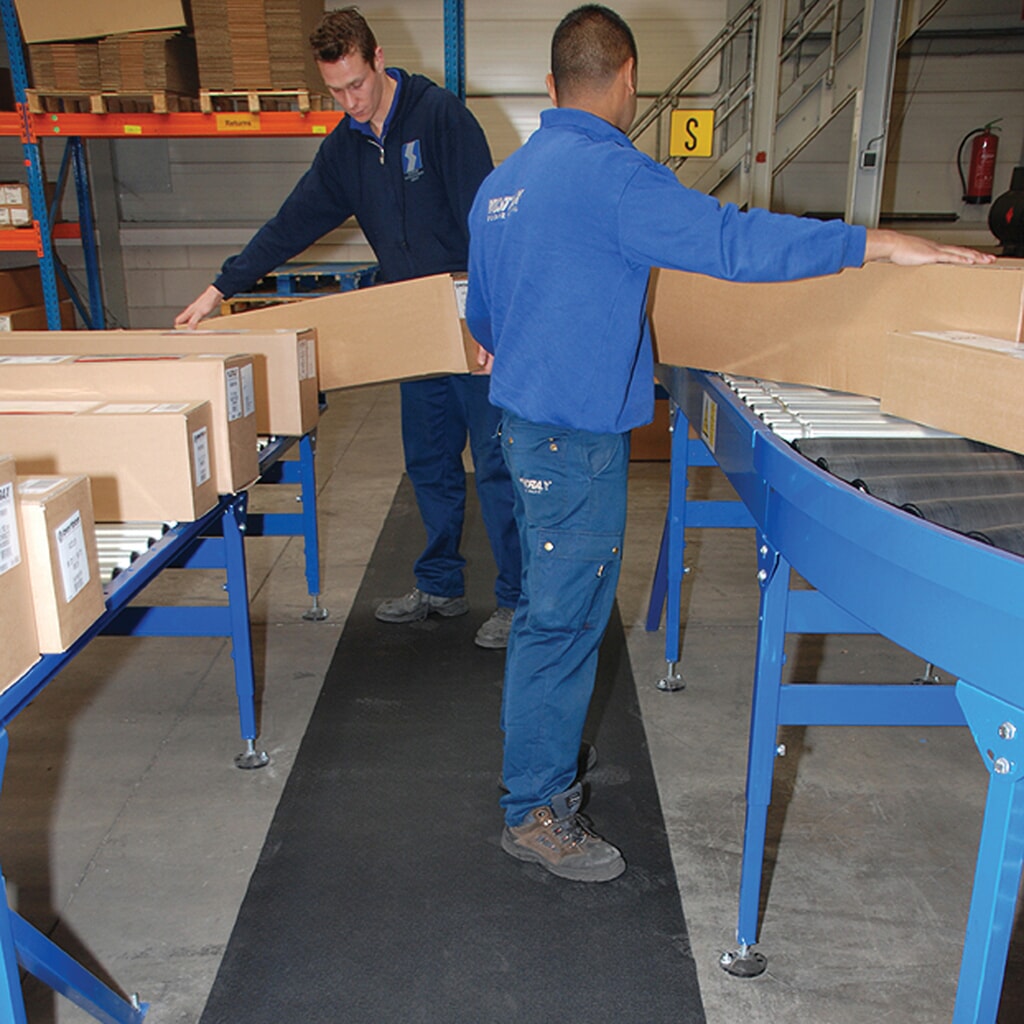 Dalle anti-fatigue, surface en caoutchouc, face arrière en vinyle, lxP 610 x 910 mm N° de l'image du produit 6 : Dalle anti-fatigue, surface en caoutchouc, face arrière en vinyle, lxP 610 x 910 mm