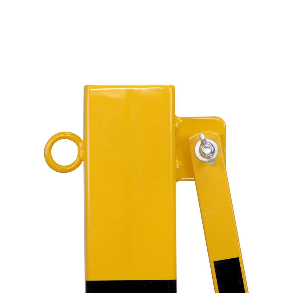 dancop Barrière extensible, 1 pied à roulette, 1 borne, largeur 3 600 mm, jaune/noir N° de l'image du produit 10 : dancop Barrière extensible, 1 pied à roulette, 1 borne, largeur 3 600 mm, jaune/noir