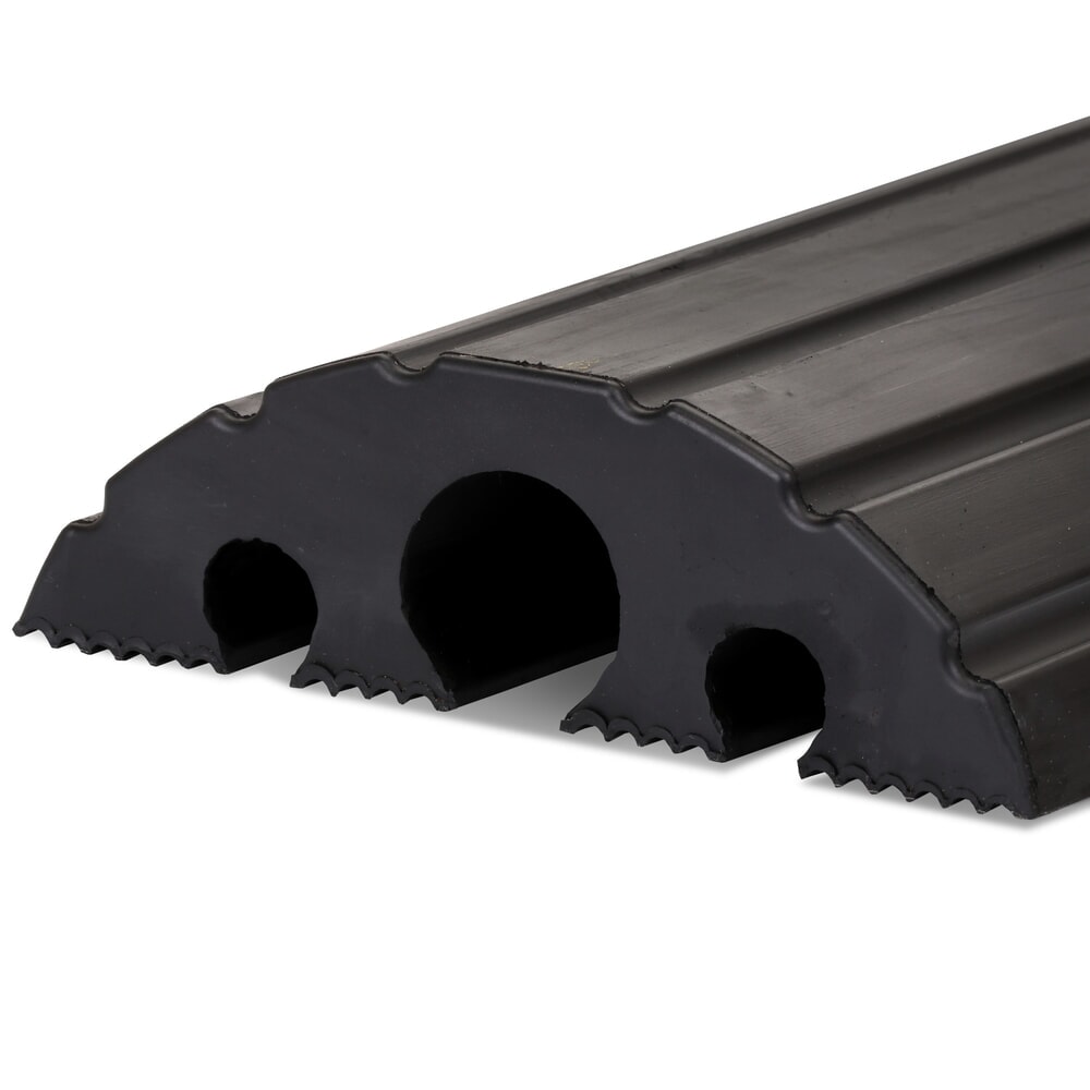 N° de l'image du produit 9 : dancop Passage pour flexibles et câbles, coude, largeur 1 200 mm, noir