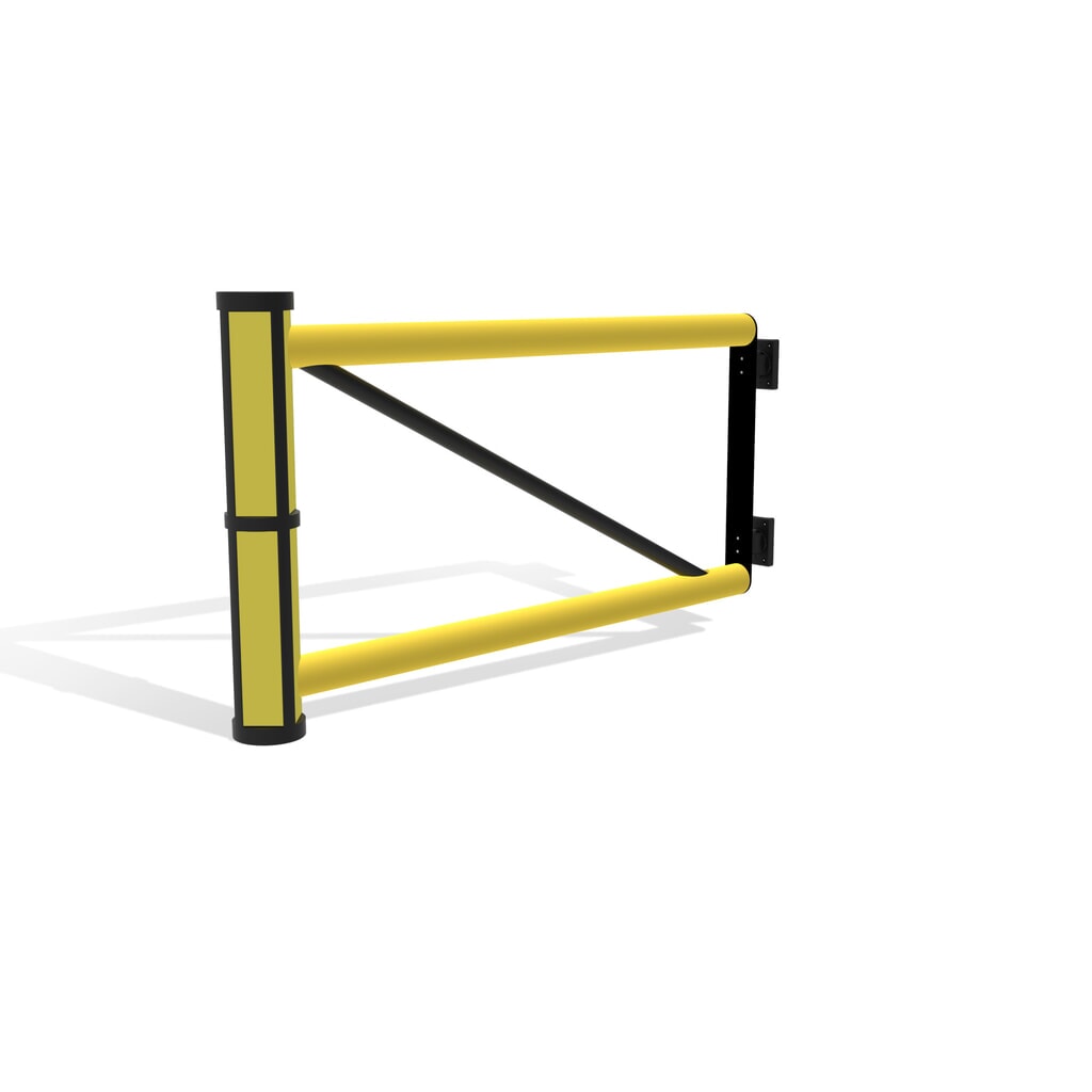 N° de l'image du produit 2 : dancop Porte battante pour garde-corps de sécurité « Delta », H x l 1 200 x 1 200 mm