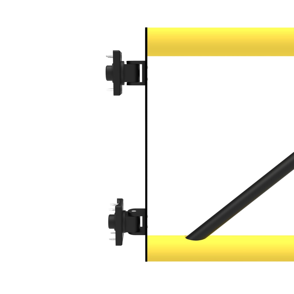 N° de l'image du produit 10 : dancop Porte battante pour garde-corps de sécurité « Delta », H x l 1 200 x 1 000 mm