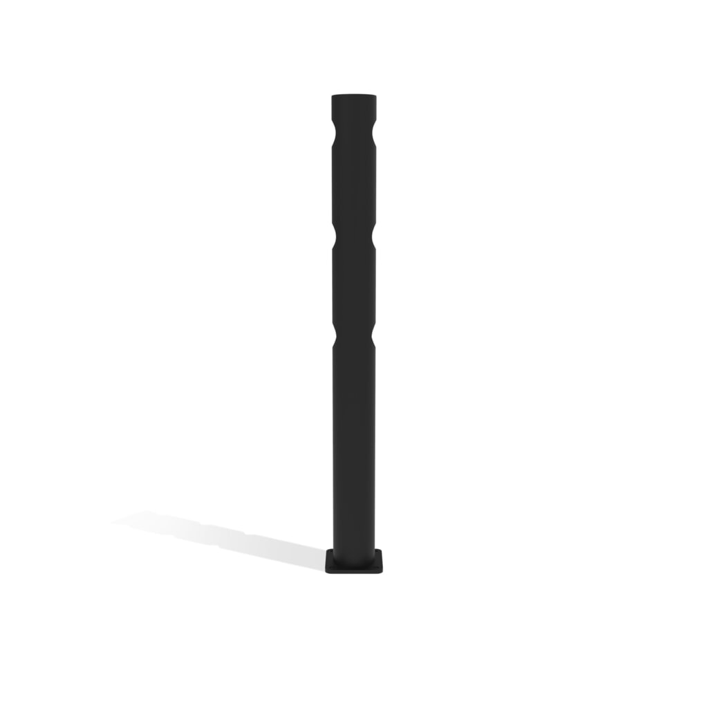 N° de l'image du produit 7 : dancop Poteau central de porte battante pour garde-corps de sécurité « Delta », Ø 110 mm, hauteur 1 200 mm, 90°