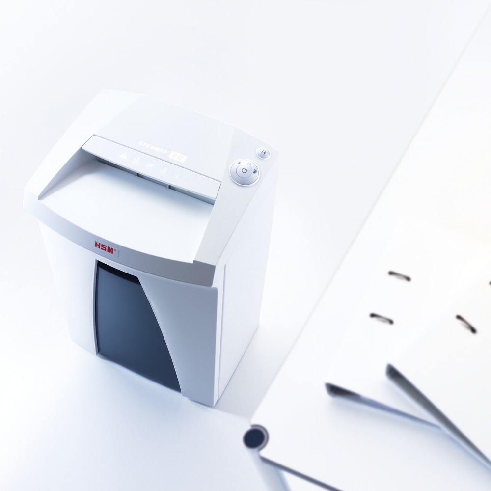N° de l'image du produit 7 : Déchiqueteur de papier HSM SECURIO B22, coupe en bandelettes de 3,9 mm
