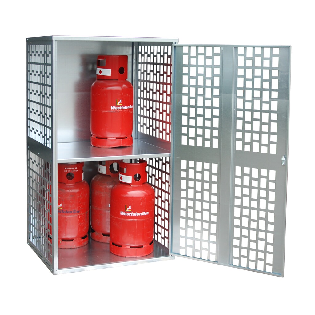 Dépôt de bouteilles de gaz Bauer® GFD-L 1, galvanisé Illustration du produit: Dépôt de bouteilles de gaz Bauer® GFD-L 1, galvanisé