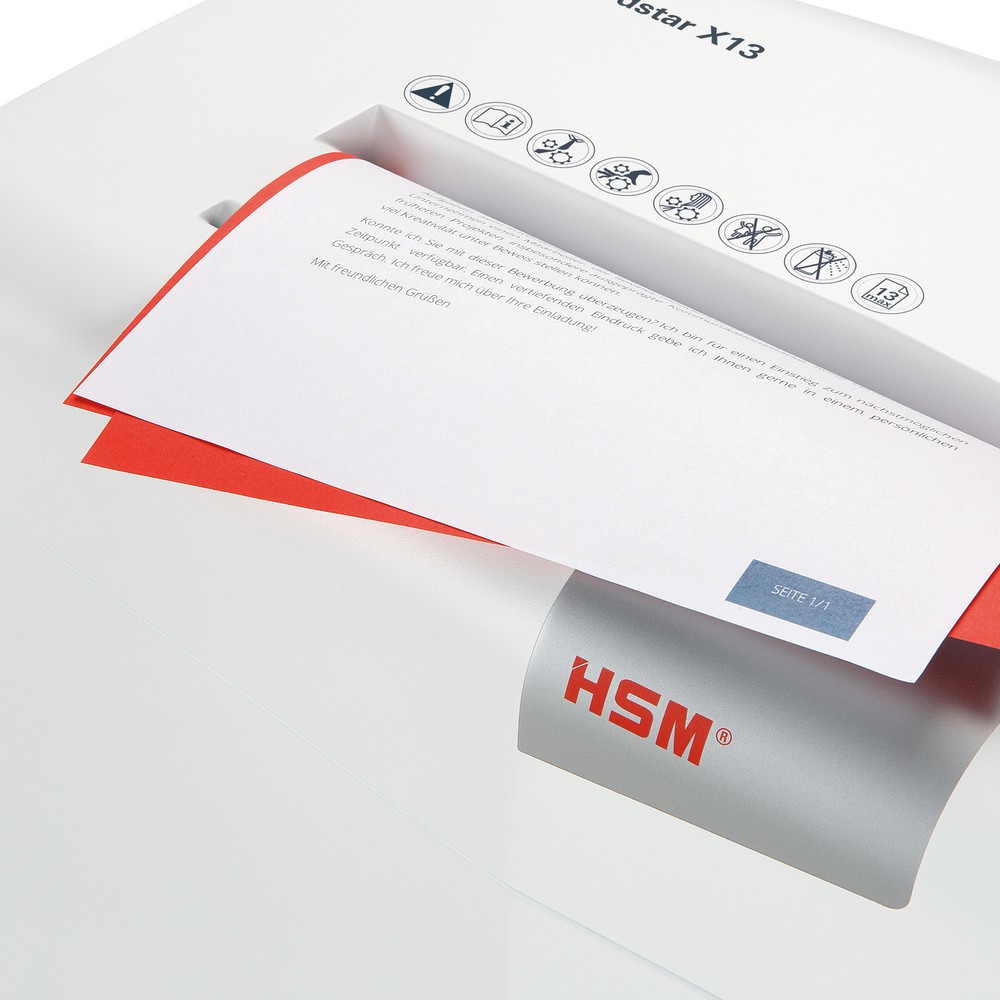 N° de l'image du produit 3 : Destructeur de documents HSM shredstar X13, coupe croisée en particules 4 x 37 mm