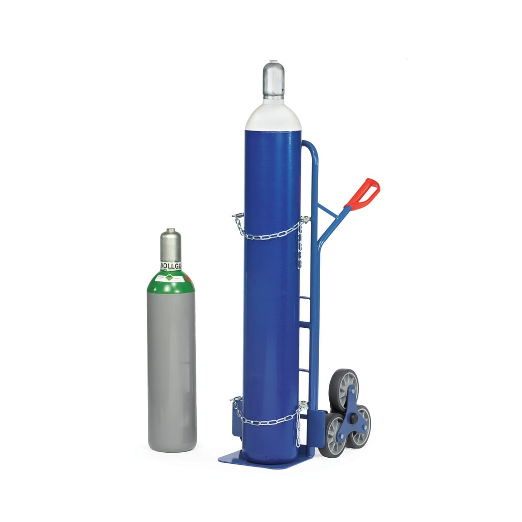 fetra® Diable pour escaliers pour bouteilles en acier, capacité de charge 200 kg N° de l'image du produit 3 : fetra® Diable pour escaliers pour bouteilles en acier, capacité de charge 200 kg