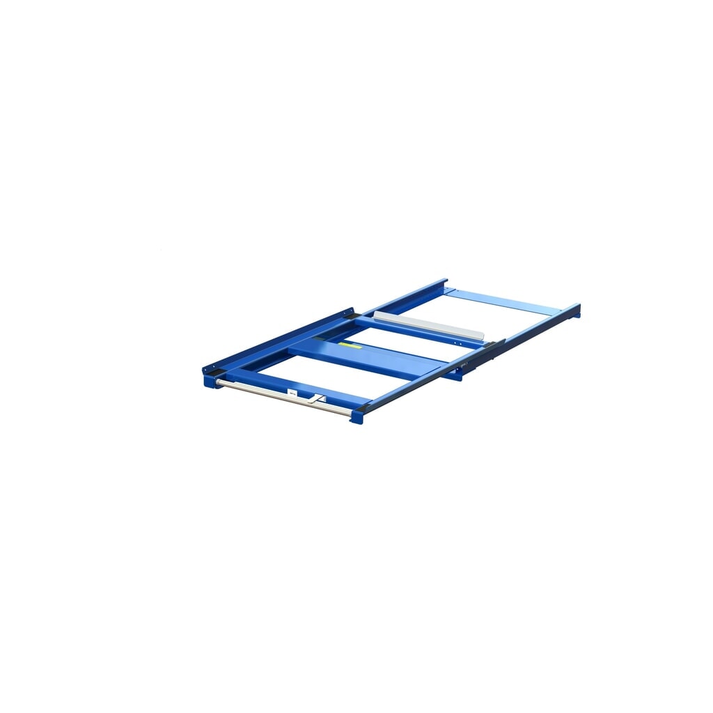 Dispositif d’extraction de palette, modèle à poser sur tablette, lxP 860 x 1 200 mm, capacité de charge 600 kg N° de l'image du produit 2 : Dispositif d’extraction de palette, modèle à poser sur tablette, lxP 860 x 1 200 mm, capacité de charge 600 kg