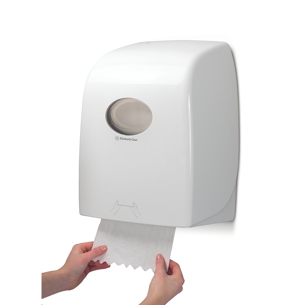 Distributeur d’essuie-mains en rouleau Kimberly-Clark® SLIMROLL, système No-Touch, grand Illustration du produit: Distributeur d’essuie-mains en rouleau Kimberly-Clark® SLIMROLL, système No-Touch, grand