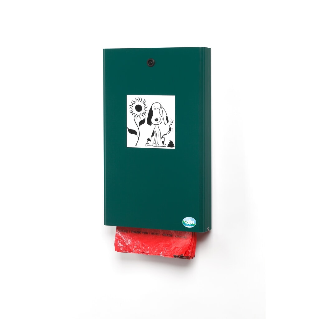 Distributeur de sachets à excréments pour chien VAR® DS 2, vert mousse Illustration du produit: Distributeur de sachets à excréments pour chien VAR® DS 2, vert mousse