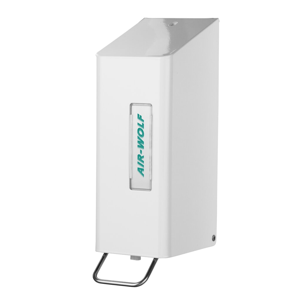 Distributeur de savon et de désinfectant Air-Wolf pour 600 ml de lotion lavante pour les mains ou de désinfectant Illustration du produit: Distributeur de savon et de désinfectant Air-Wolf pour 600 ml de lotion lavante pour les mains ou de désinfectant