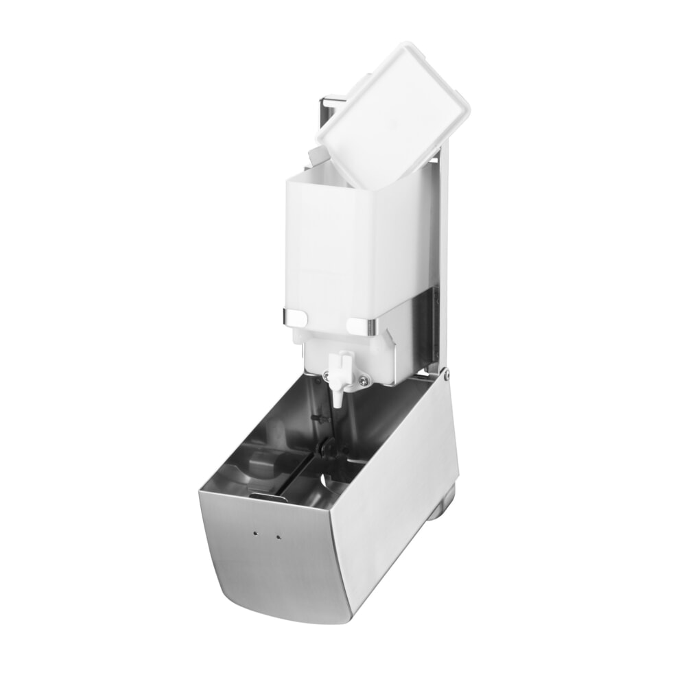 N° de l'image du produit 2 : Distributeur de savon et de désinfectant Air-Wolf série Alpha en acier inoxydable brossé