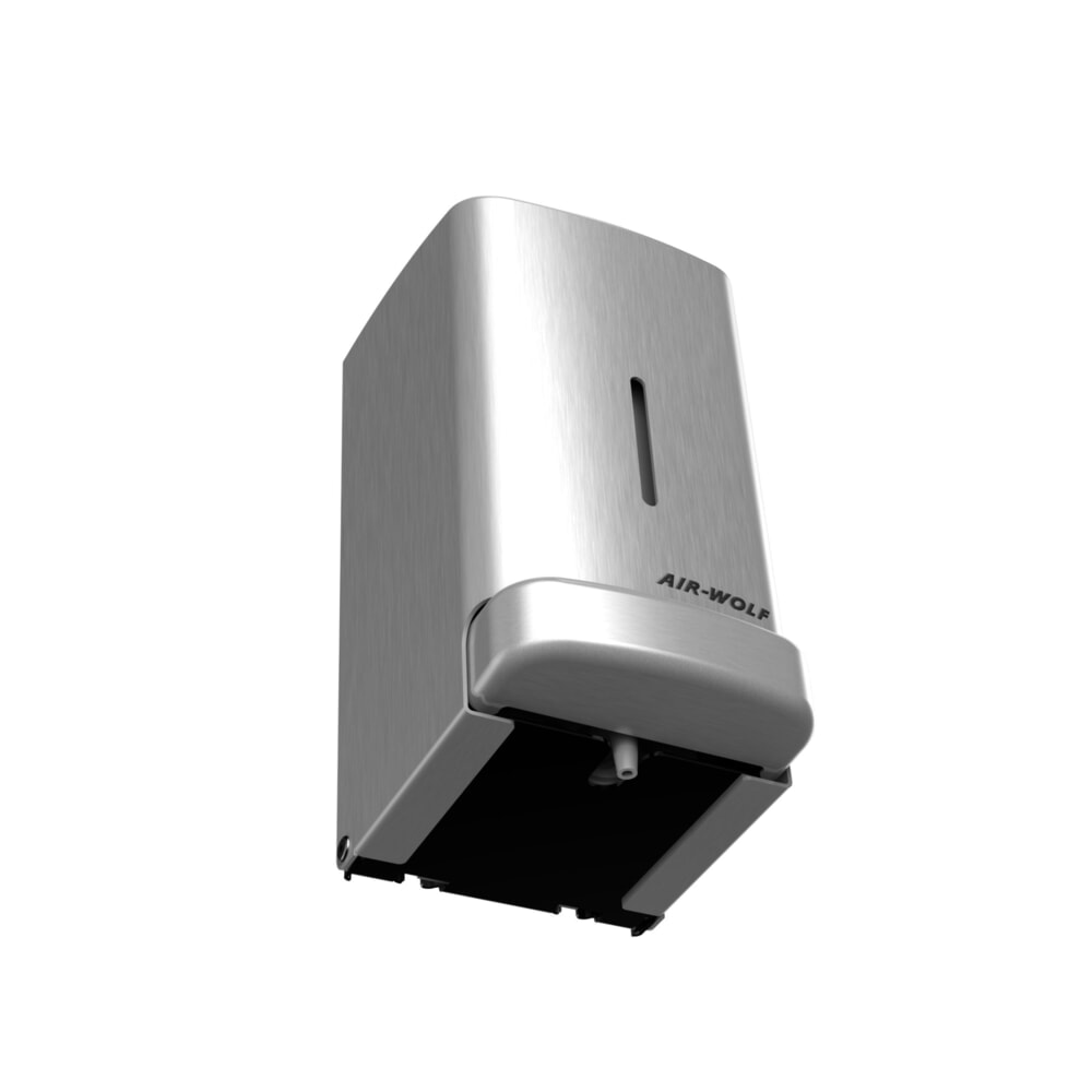N° de l'image du produit 4 : Distributeur de savon et de désinfectant Air-Wolf série Alpha en acier inoxydable brossé