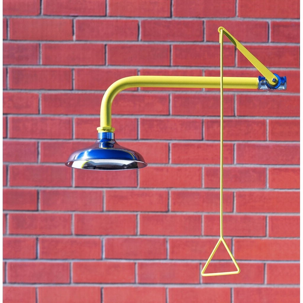 Illustration du produit: Douche corporelle Erbstößer®, DIN EN 15154-1/-5, montage mural, pommeau de douche en acier inoxydable
