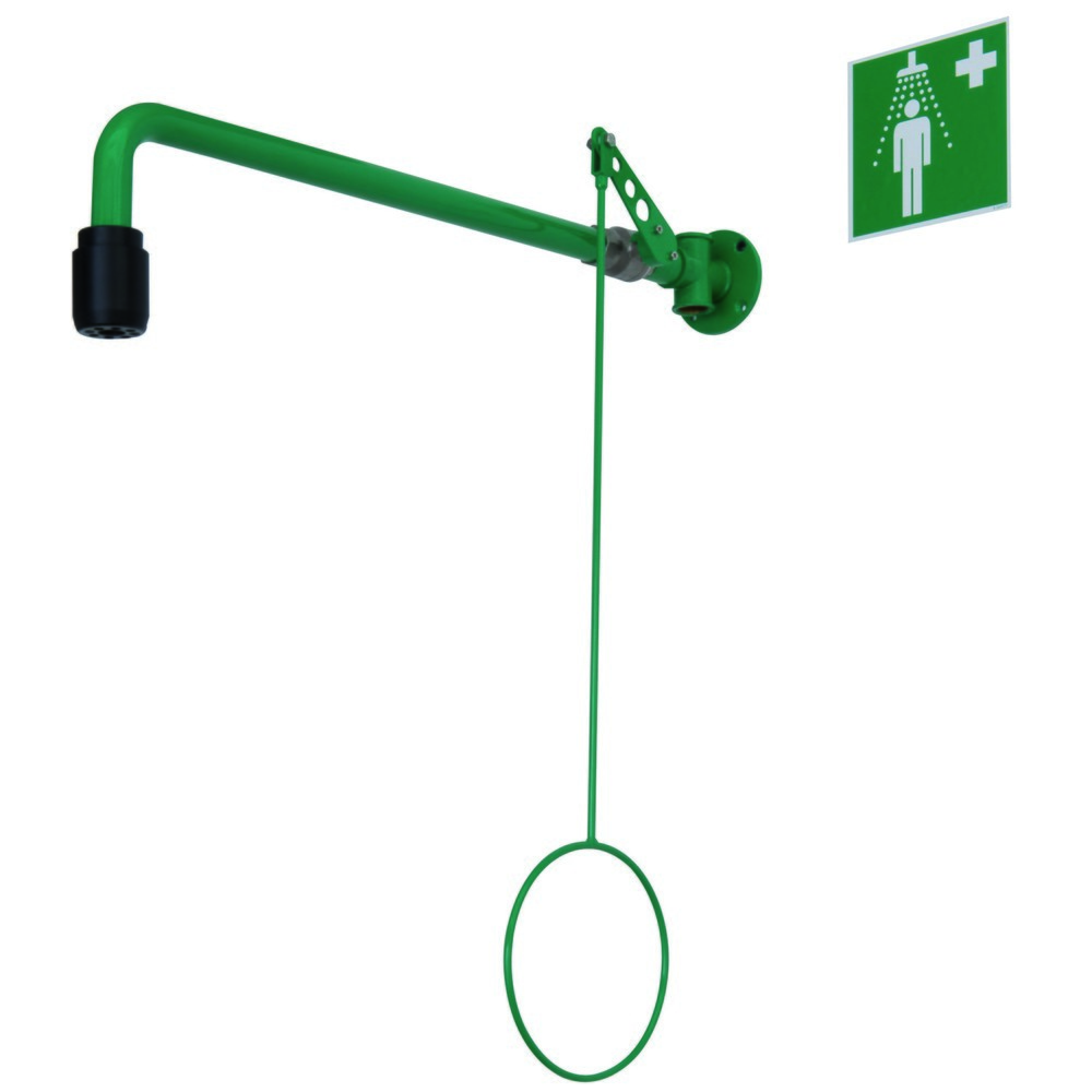 N° de l'image du produit 2 : Douche d'urgence murale B-Safety ClassicLine