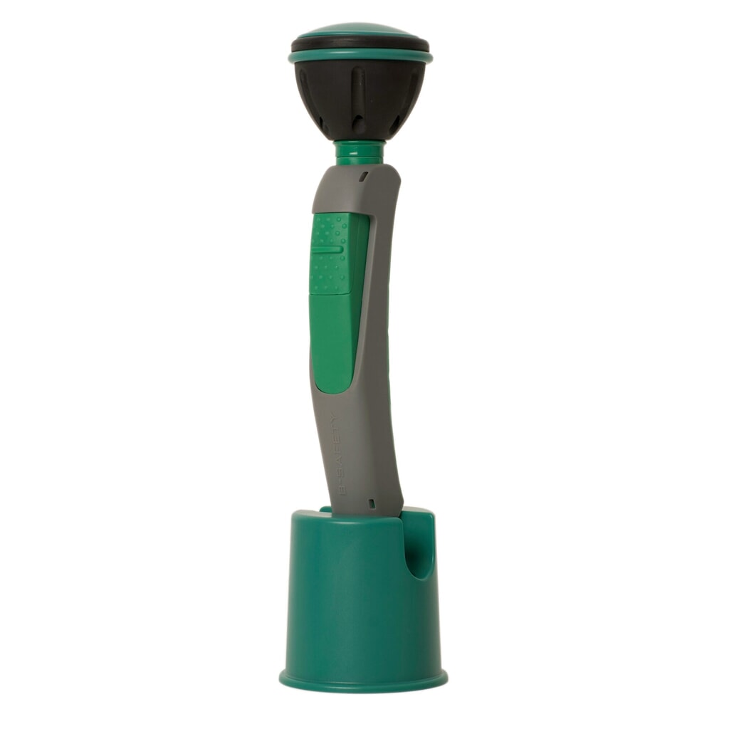 N° de l'image du produit 1 : Douche oculaire B-Safety ClassicLine, 1 pomme de douche, montage mural ou sur table