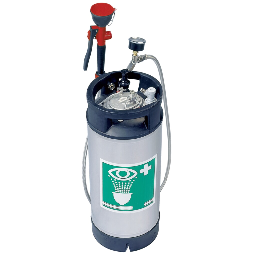 Illustration du produit: Douchette yeux/visage/corps Justrite® 38G Hughes, portable