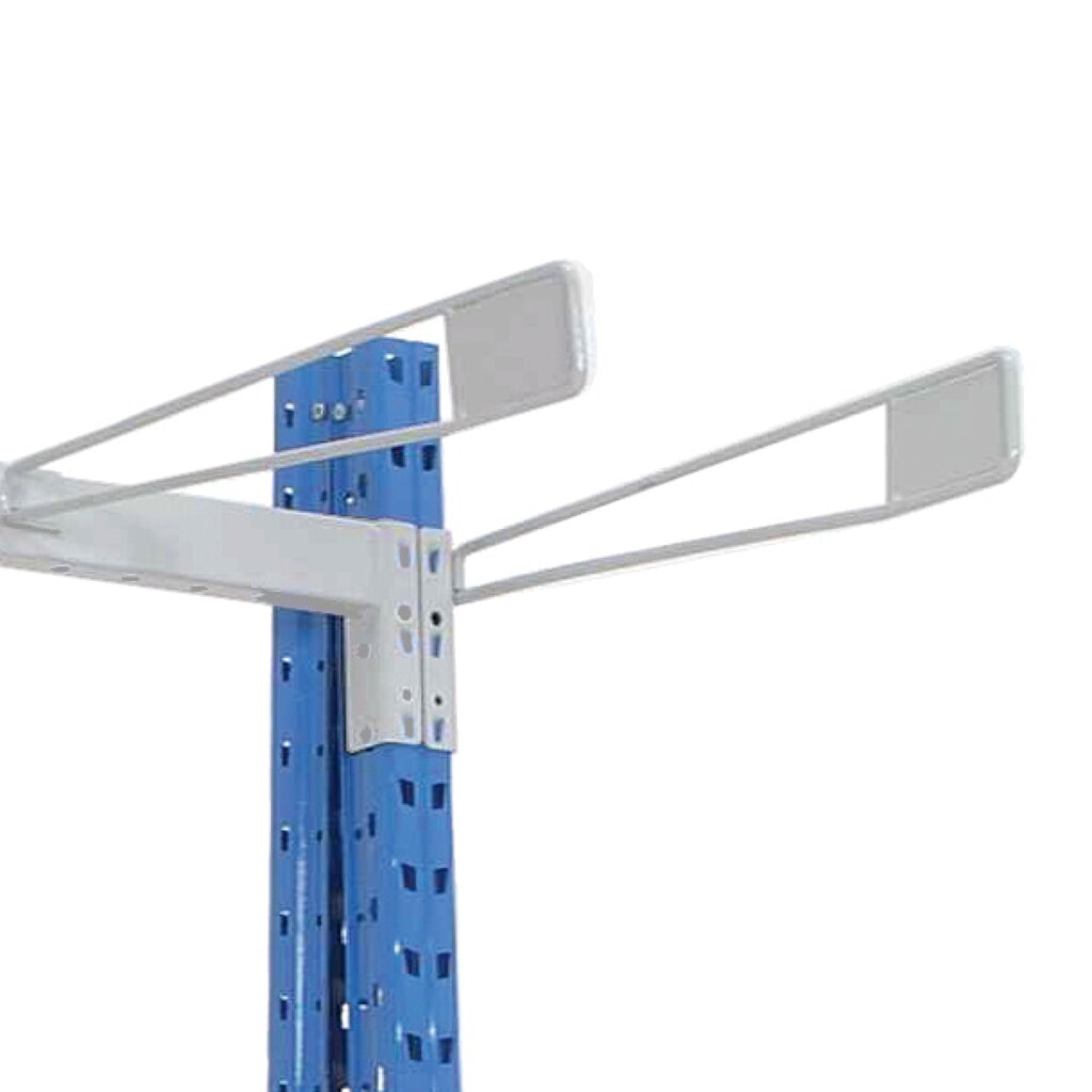 Fil porte-étiquette pour rayonnage vertical ManOrga, extrémité droite Illustration du produit: Fil porte-étiquette pour rayonnage vertical ManOrga, extrémité droite