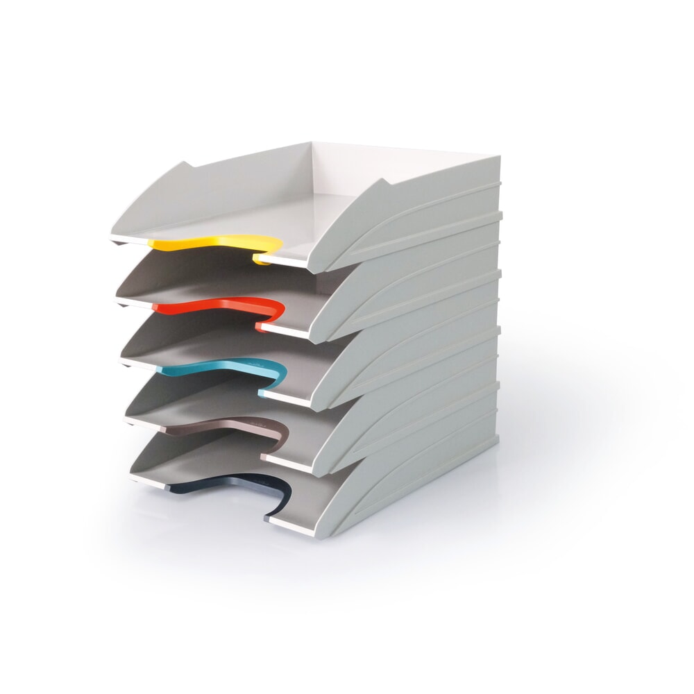 Illustration du produit: DURABLE Bacs à courrier VARICOLOR® MIX TRAY SET, A4, 15 pcs/UV