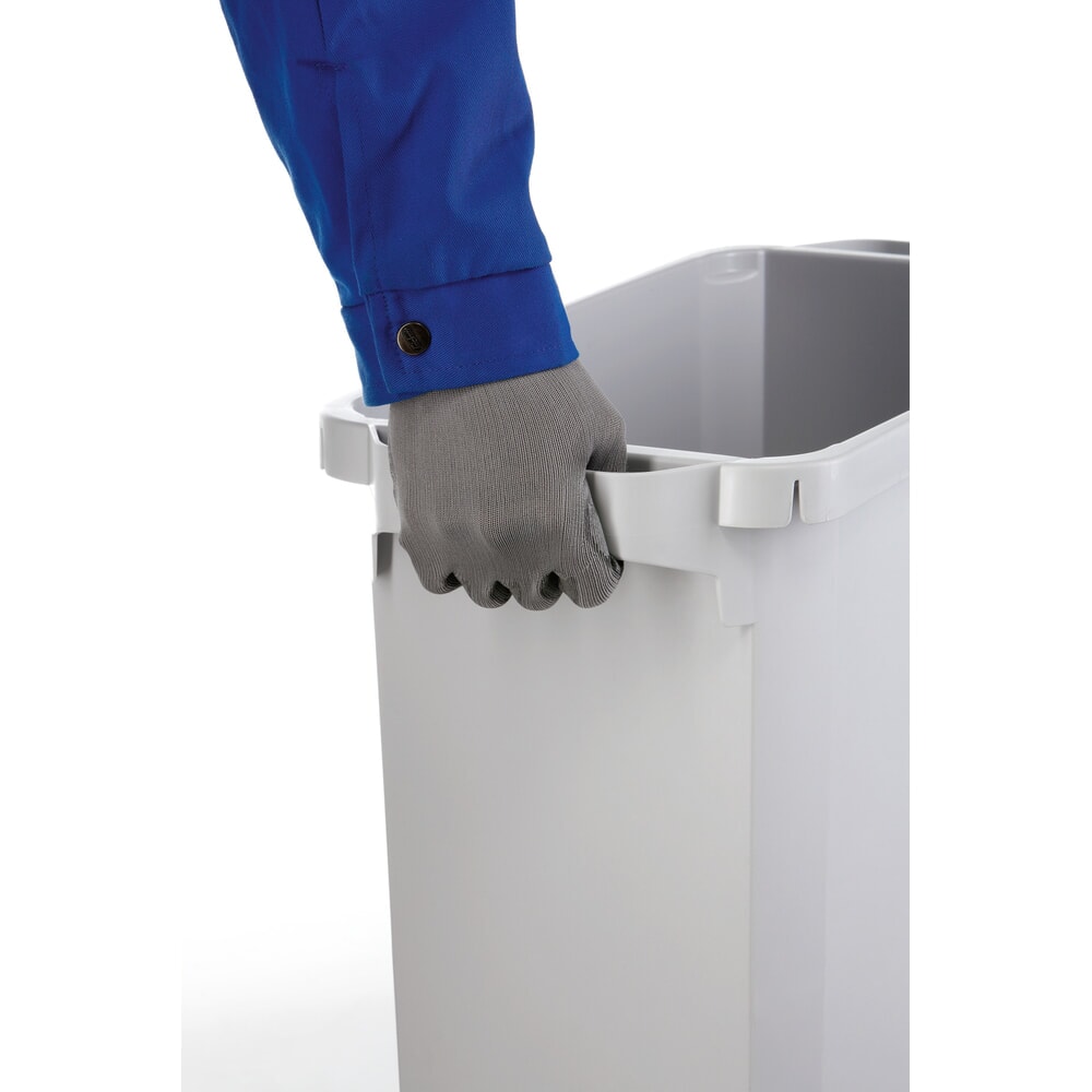 N° de l'image du produit 6 : DURABLE Conteneur à déchets DURABIN® 60L avec couvercle + cadre d’affichage DURAFRAME®, jaune