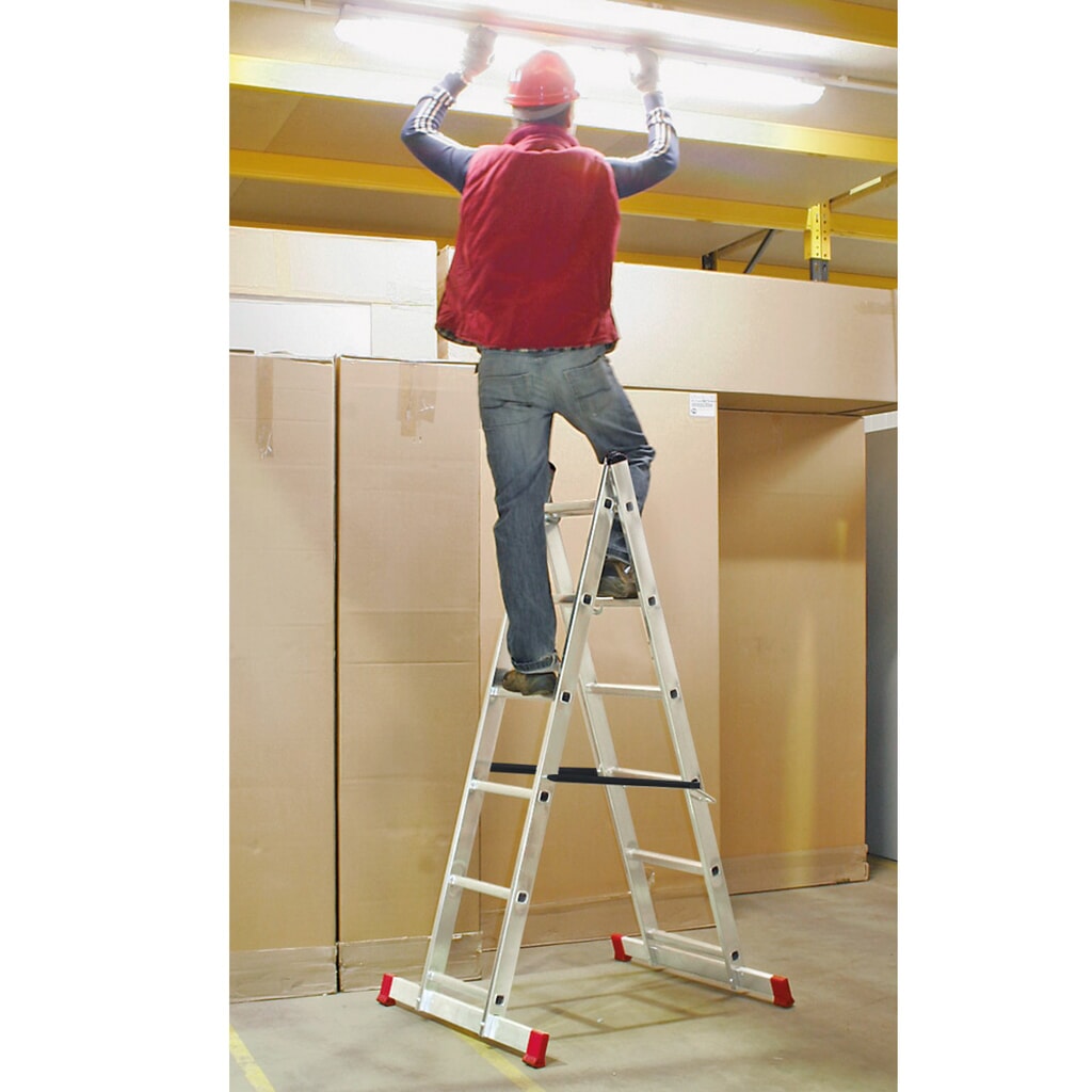 Échafaudage à échelle HEMMDAL en aluminium 3-en-1, capacité de charge 135 kg N° de l'image du produit 6 : Échafaudage à échelle HEMMDAL en aluminium 3-en-1, capacité de charge 135 kg