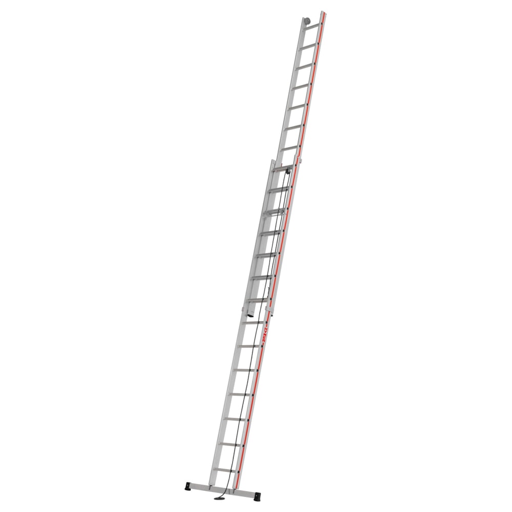 Illustration du produit: Échelle coulissante à corde HYMER, à poser, en 2 parties, longueur totale 6,90 m