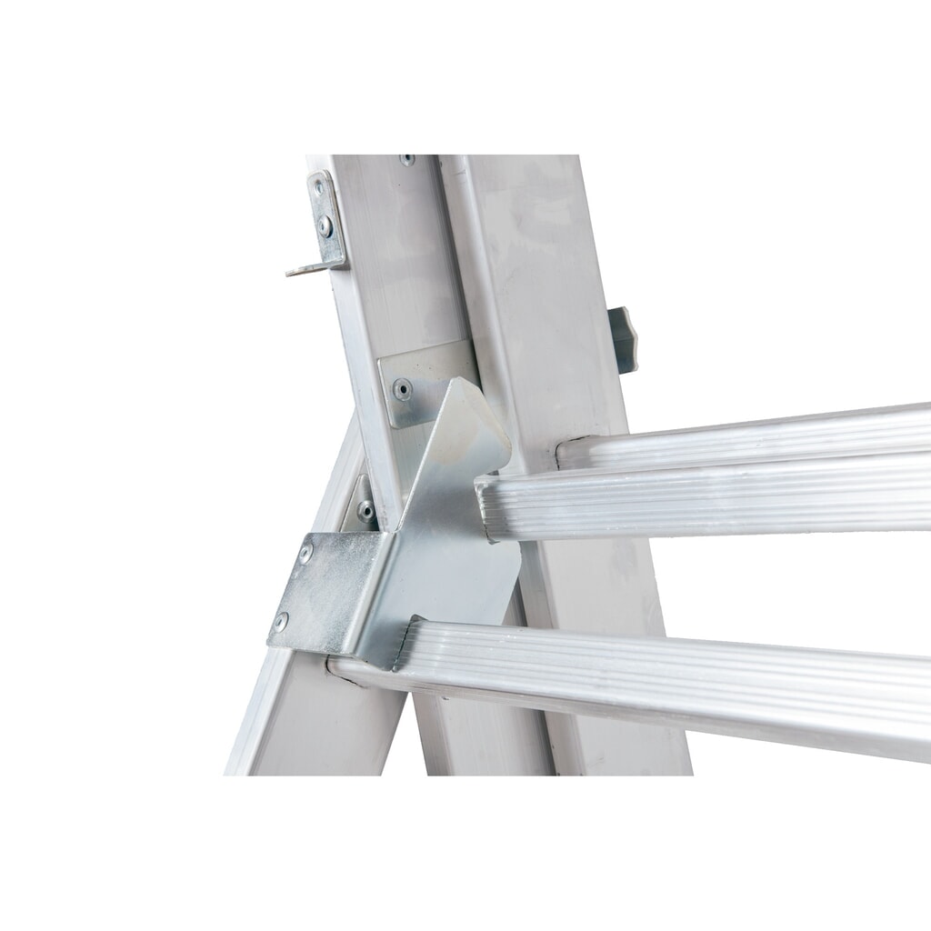 Échelle coulissante en aluminium BASIC 3 en 1, hauteur de travail de l’échelle simple : 4,86 m N° de l'image du produit 4 : Échelle coulissante en aluminium BASIC 3 en 1, hauteur de travail de l’échelle simple : 4,86 m