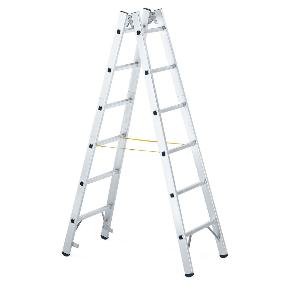 Illustration du produit: Échelle à barreaux en aluminium ZARGES, accessible des deux côtés, hauteur de travail 1 m