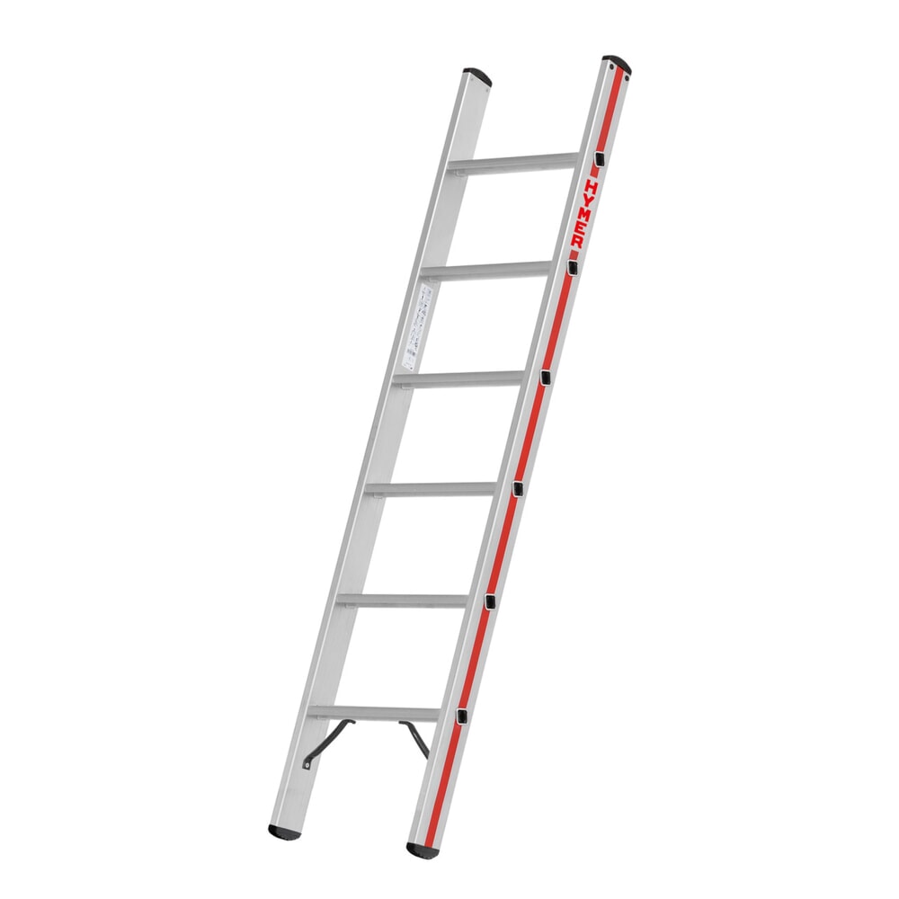 Illustration du produit: Échelle simple à marches HYMER, 6 marches, longueur 1,72 m