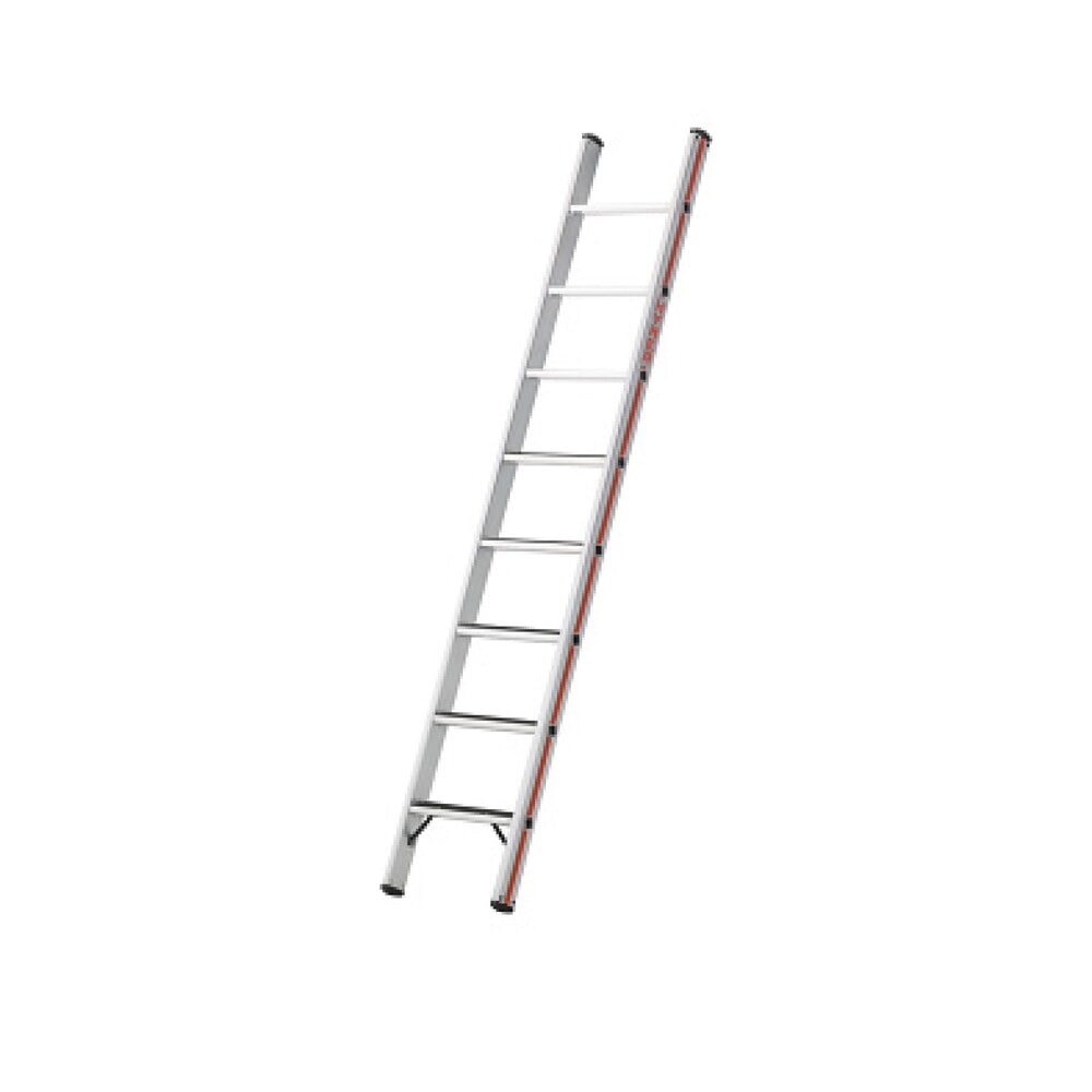 Illustration du produit: Échelle simple à marches HYMER, revêtement R13, hauteur 1,17 m, 8 échelons