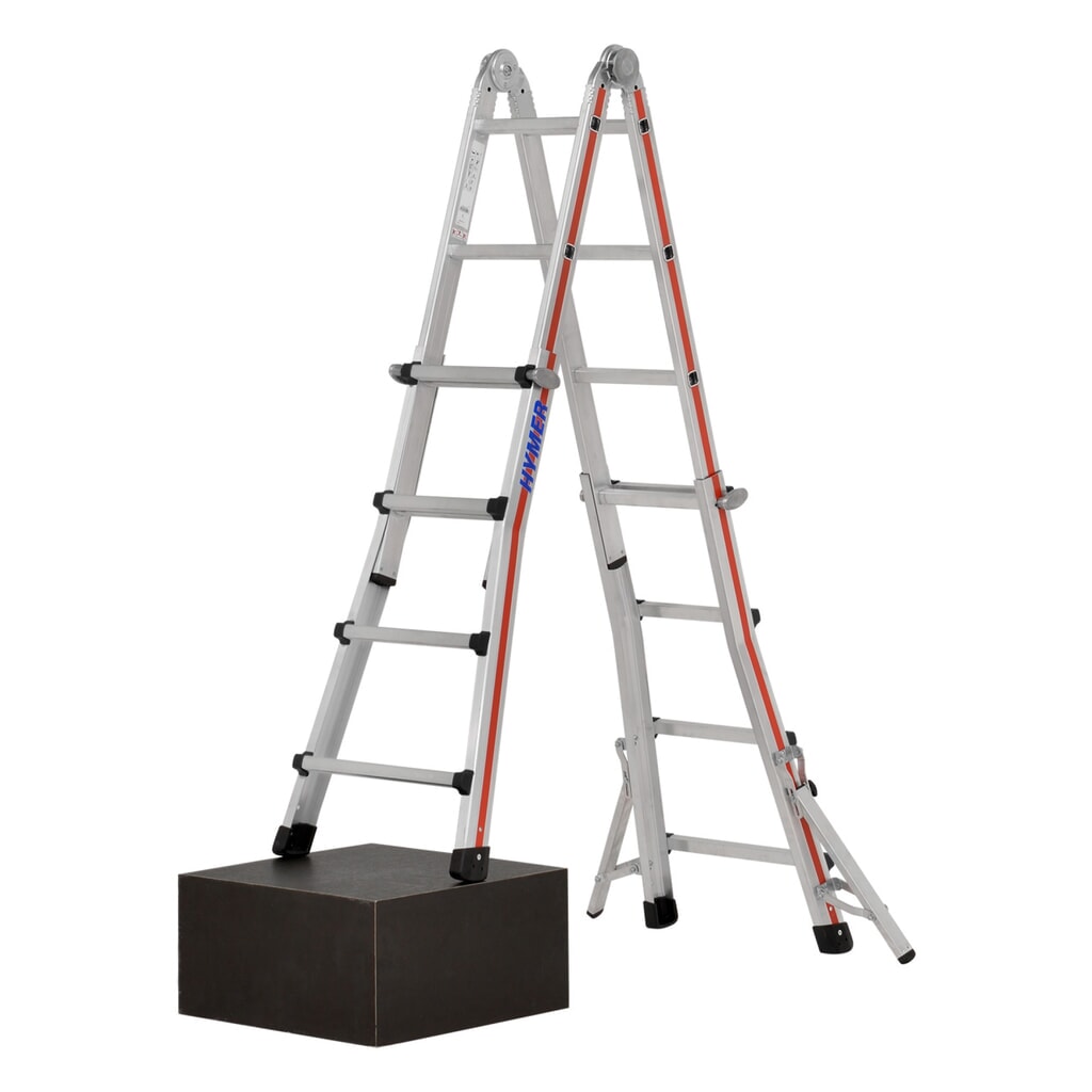 N° de l'image du produit 12 : Échelle télescopique TELESTEP HYMER, longueur totale 5,14 m, 4 x 5 échelons