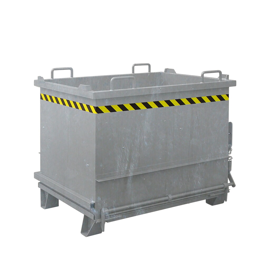 Illustration du produit: Eichinger® Conteneur pour matériaux de construction à fond basculant, 2 000 kg, 1 000 litres, galvanisé à chaud