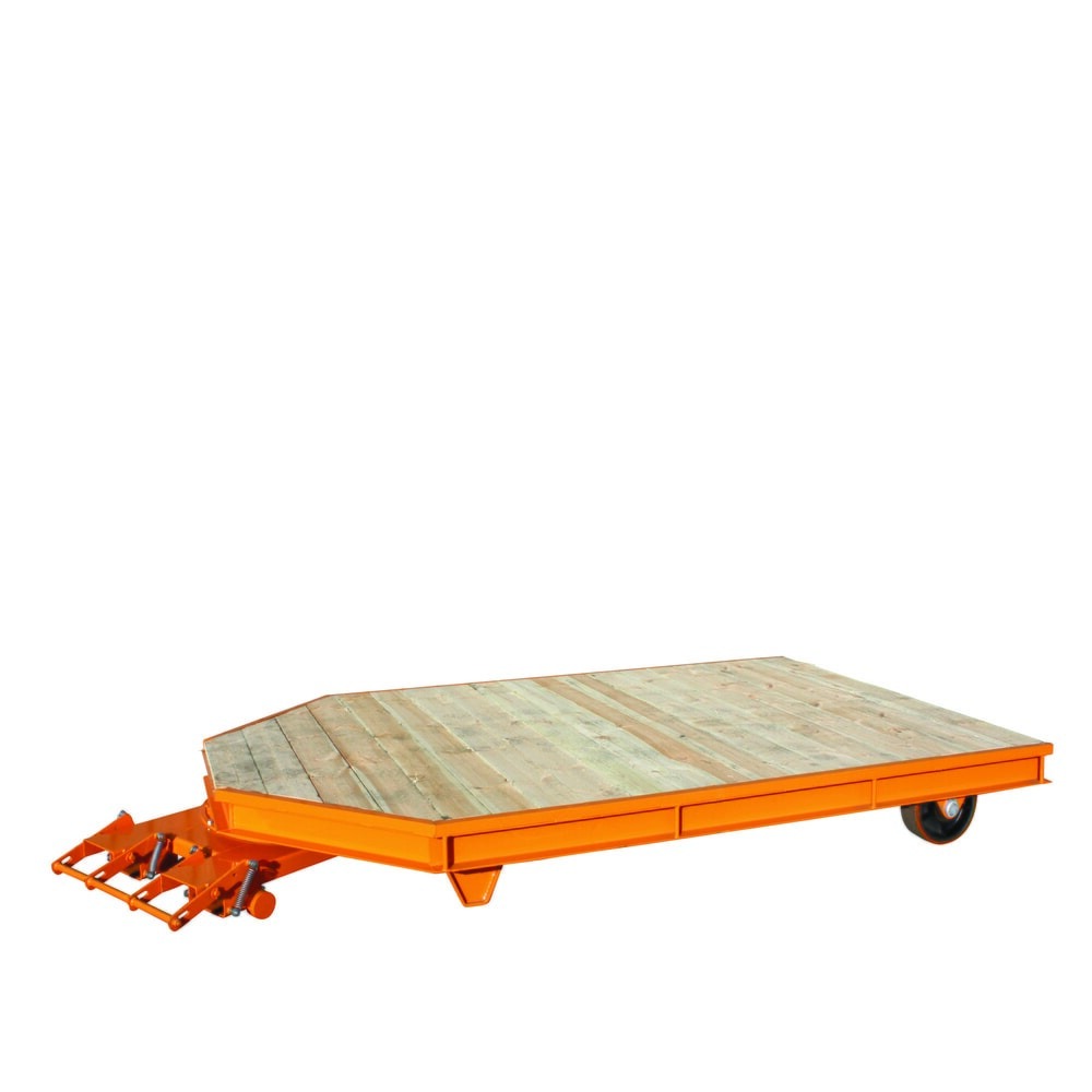 Illustration du produit: Eichinger® Plate-forme de préparation de commandes, Lxl 3 610 x 2 000 mm, orangé pur