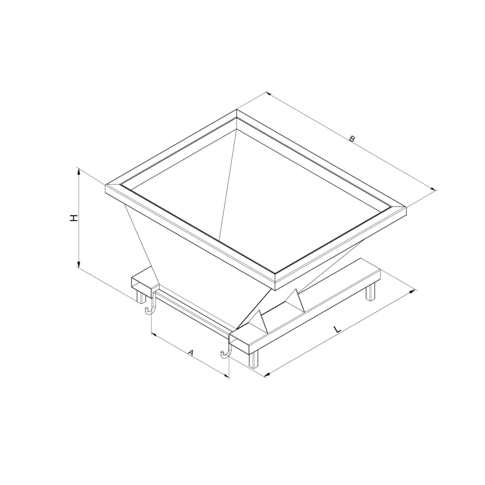 N° de l'image du produit 2 : Eichinger® Trémie de remplissage avec support pour Big-Bags, 2056 orangé pur