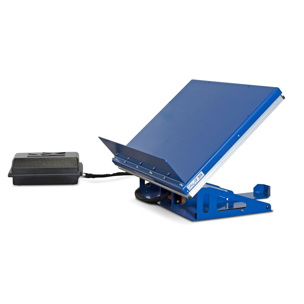 Illustration du produit: Élévateur inclinable EdmoLift® avec plate-forme fermée, levée standard 235 x 550 mm, capacité de charge 750 kg