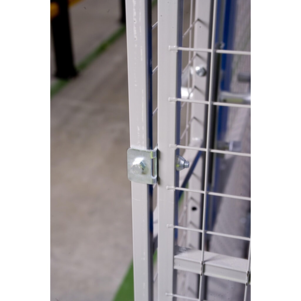 N° de l'image du produit 2 : Accessoires TROAX® pour raccords d’angle pour système de parois de séparation grillagées, pour grilles de protection pour machines