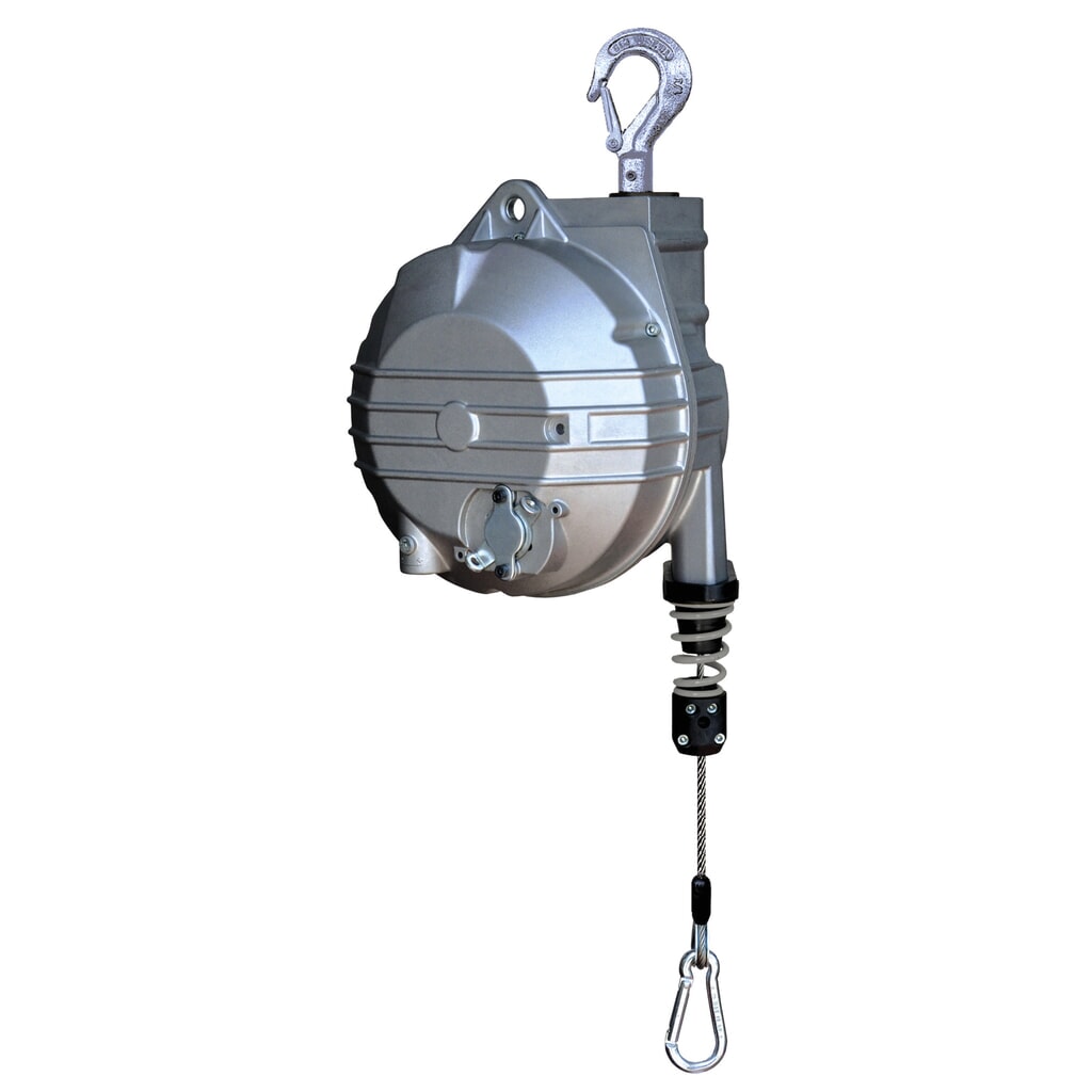 Équilibreur 95X pour zones potentiellement explosives, sans dispositif d’arrêt, boîtier en aluminium, câble de 2,1 m, capacité de charge 20-30 kg Illustration du produit: Équilibreur 95X pour zones potentiellement explosives, sans dispositif d’arrêt, boîtier en aluminium, câble de 2,1 m, capacité de charge 20-30 kg