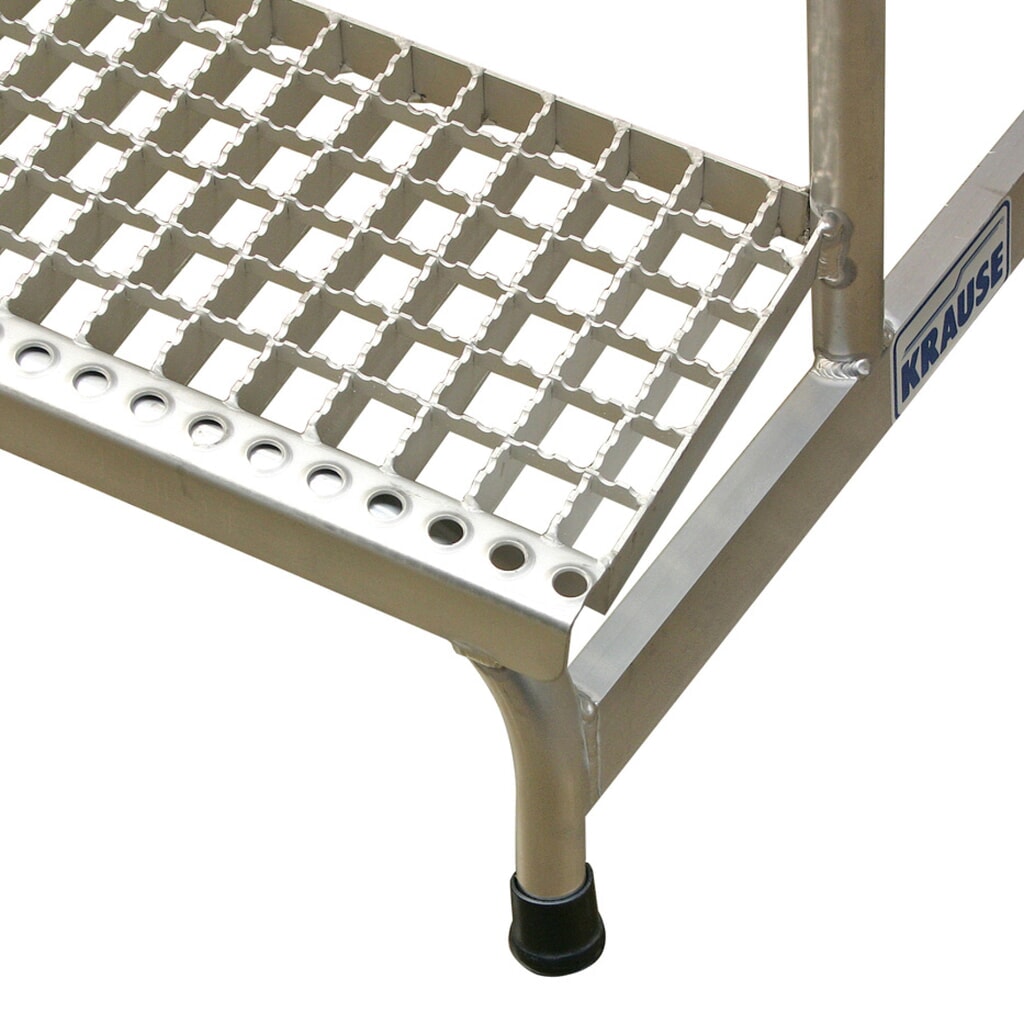 N° de l'image du produit 2 : Escabeau de montage KRAUSE® avec marches grillagées, hauteur déployée 0,40 m